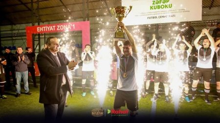 “Zəfər Kuboku” futbol çempionatının qalibləri mükafatlandırıldı - FOTO