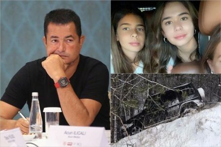 Acun İlıcanın qızları qəzaya düşdü - FOTO