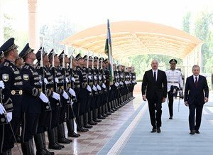 Prezident İlham Əliyevin Daşkənddə rəsmi qarşılanma mərasimi olub - YENİLƏNİB