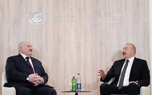 İlham Əliyev Belarus Prezidenti ilə görüşüb - YENİLƏNİB
